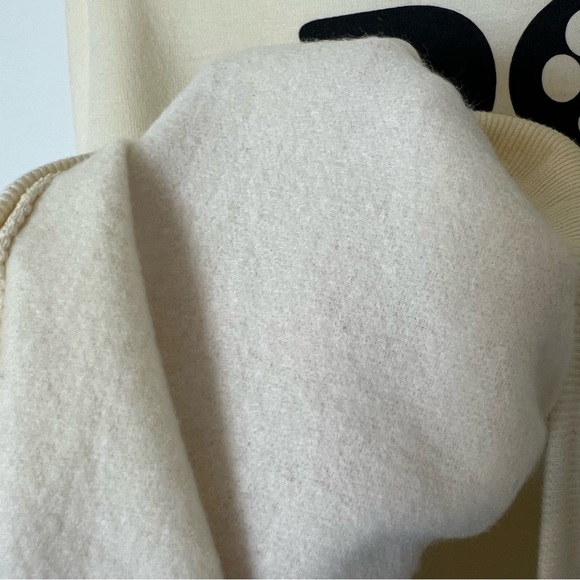 NWOT Fleece-Lined Dog Mom Sweatshirt Color Block Dog Lovers Slouchy Relaxed Fit - Picture 13 of 17